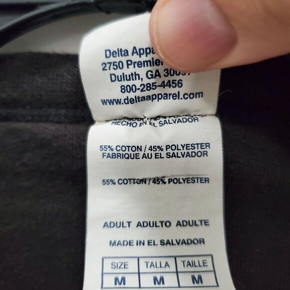 Delta Fleece Love Is War Kaguya Black Crew Neck Anime Graphic Sweatshirt Adult M - Picture 5 of 7